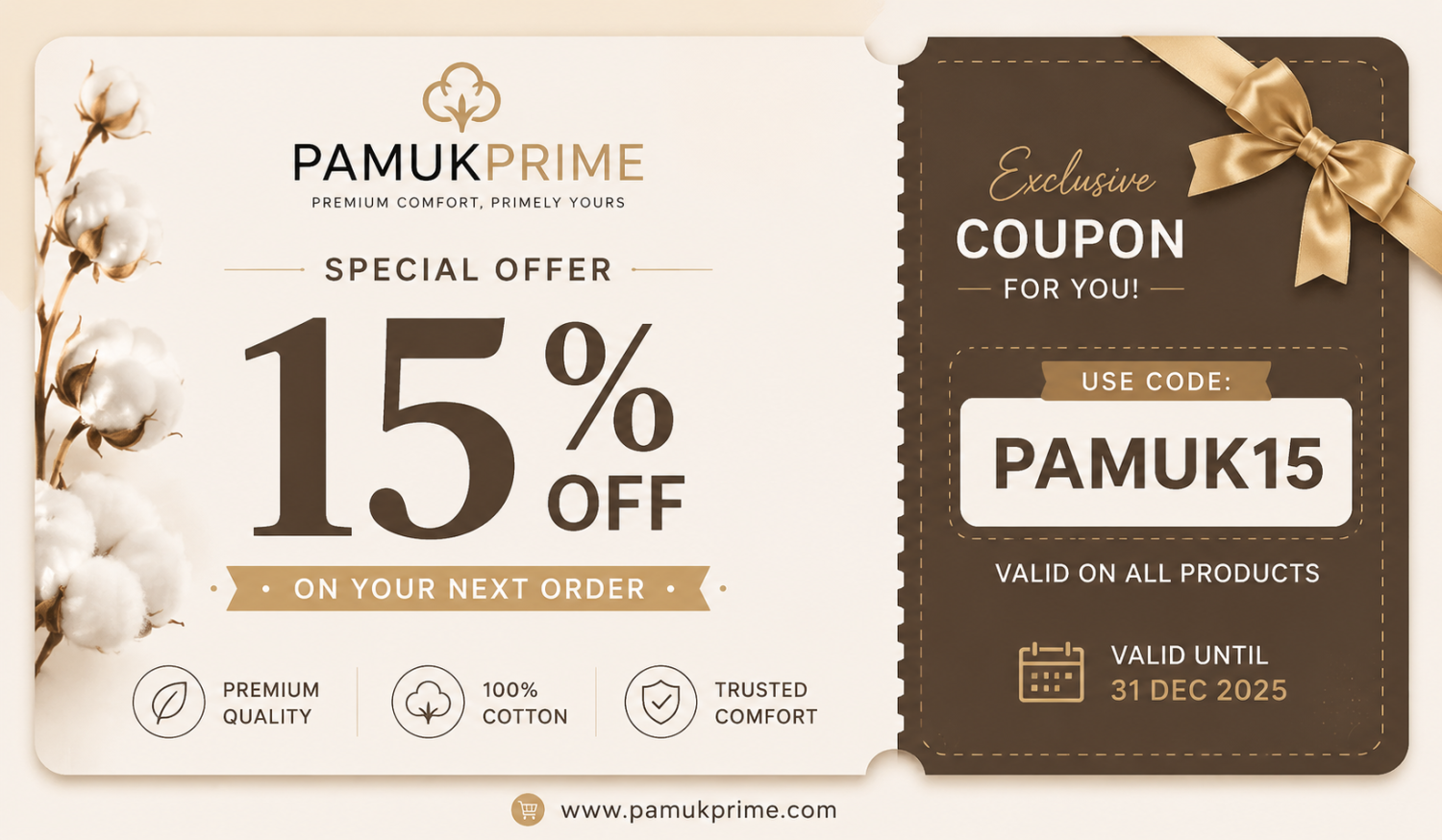 PamukPrime promo